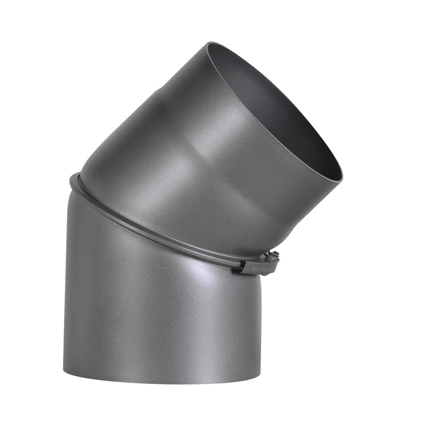 Grauer Rohrbogen 45 Grad