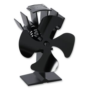 Ofen-Ventilator schwarz 20,5 x 19,3 x 12 cm