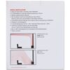 Zwei Diagramme zeigen die Wärmeverteilung mit und ohne Ofenventilator.