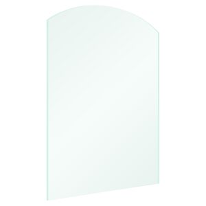 Bodenplatte Bogenform 100 x 120 x 0,8 cm ESG transparent