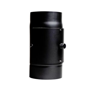 Rauchrohr 'KaminFILTERKat' schwarz Ø 150 mm, mit Revisionstür