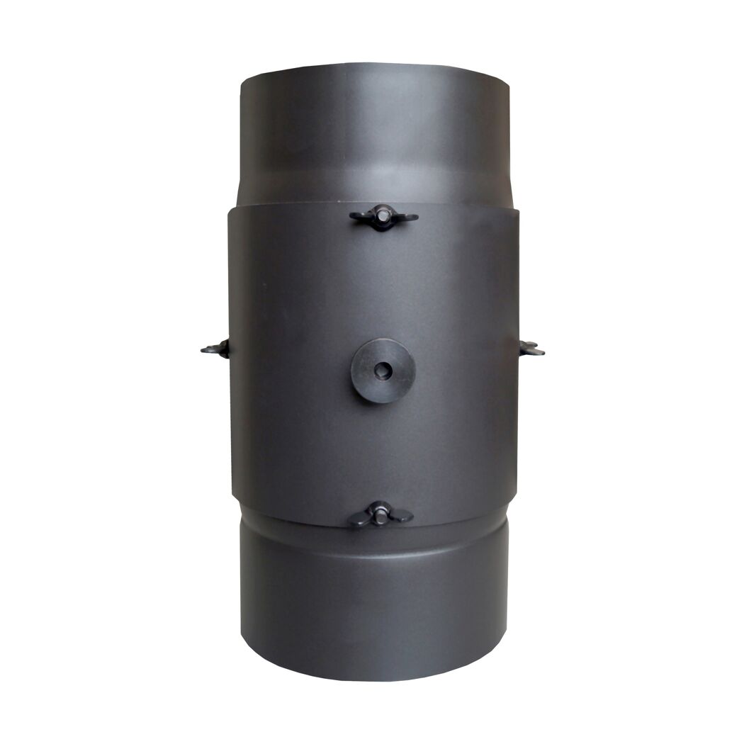 Kaminfilter aus Metall, dunkelgrau