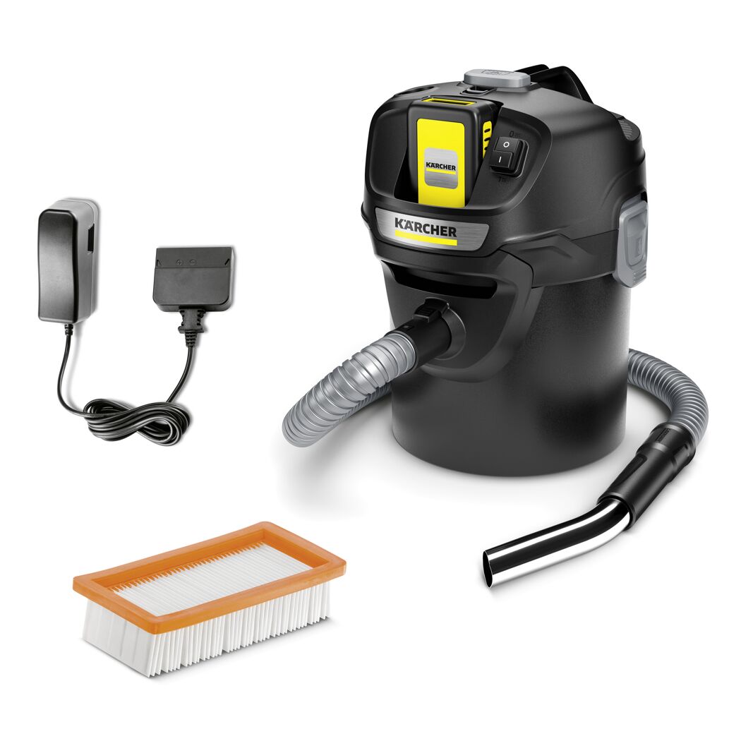 Kärcher Aschesauger AD 2 Battery Set mit Zubehör