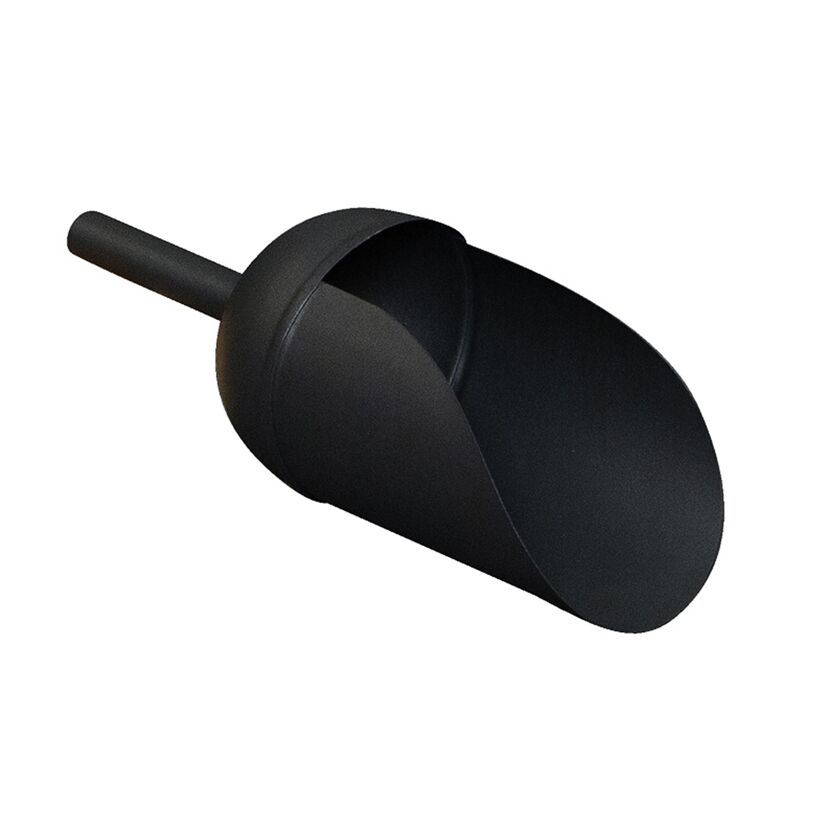 Schwarze Pelletschaufel