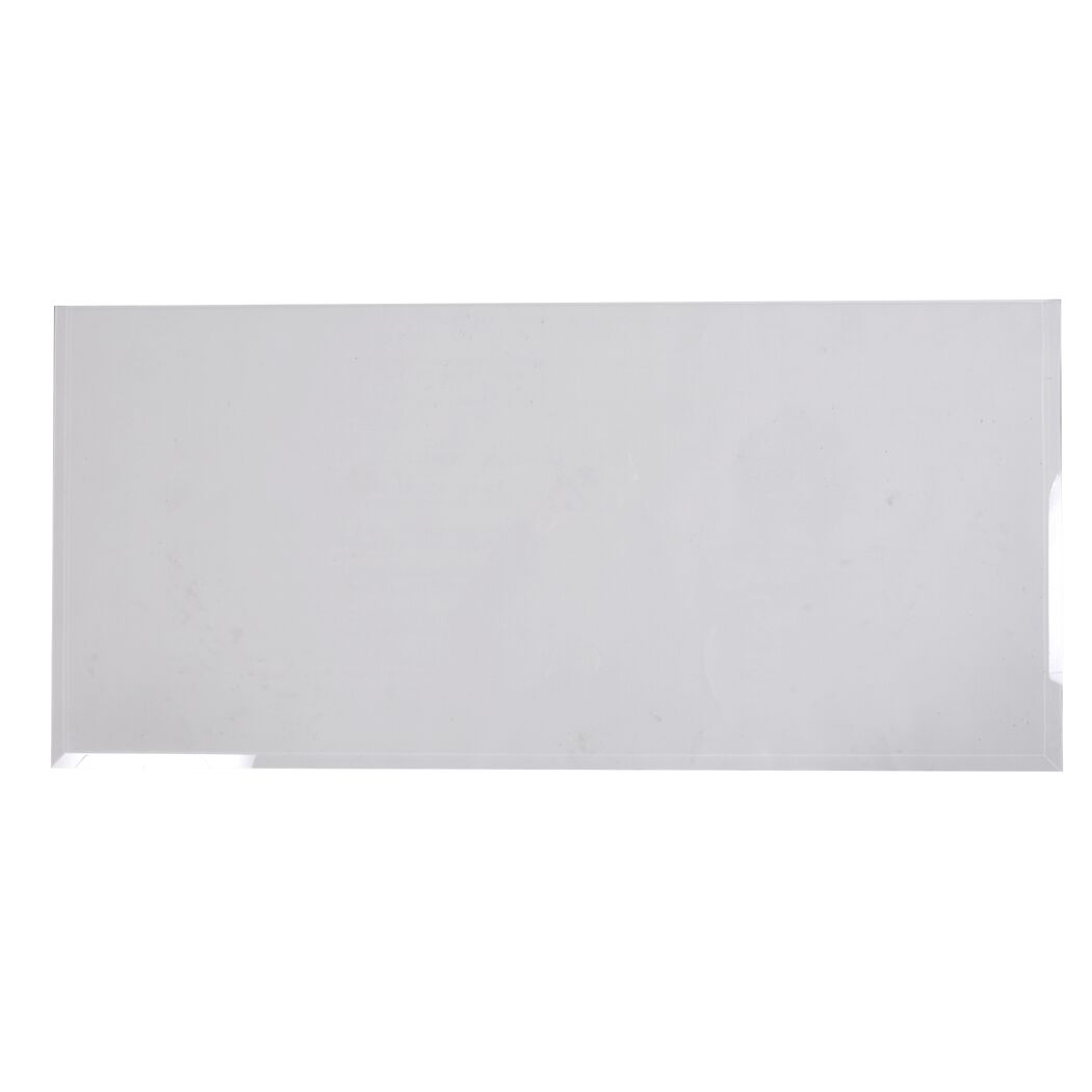 Glasbodenplatte rechteckig, 55 x 20 cm