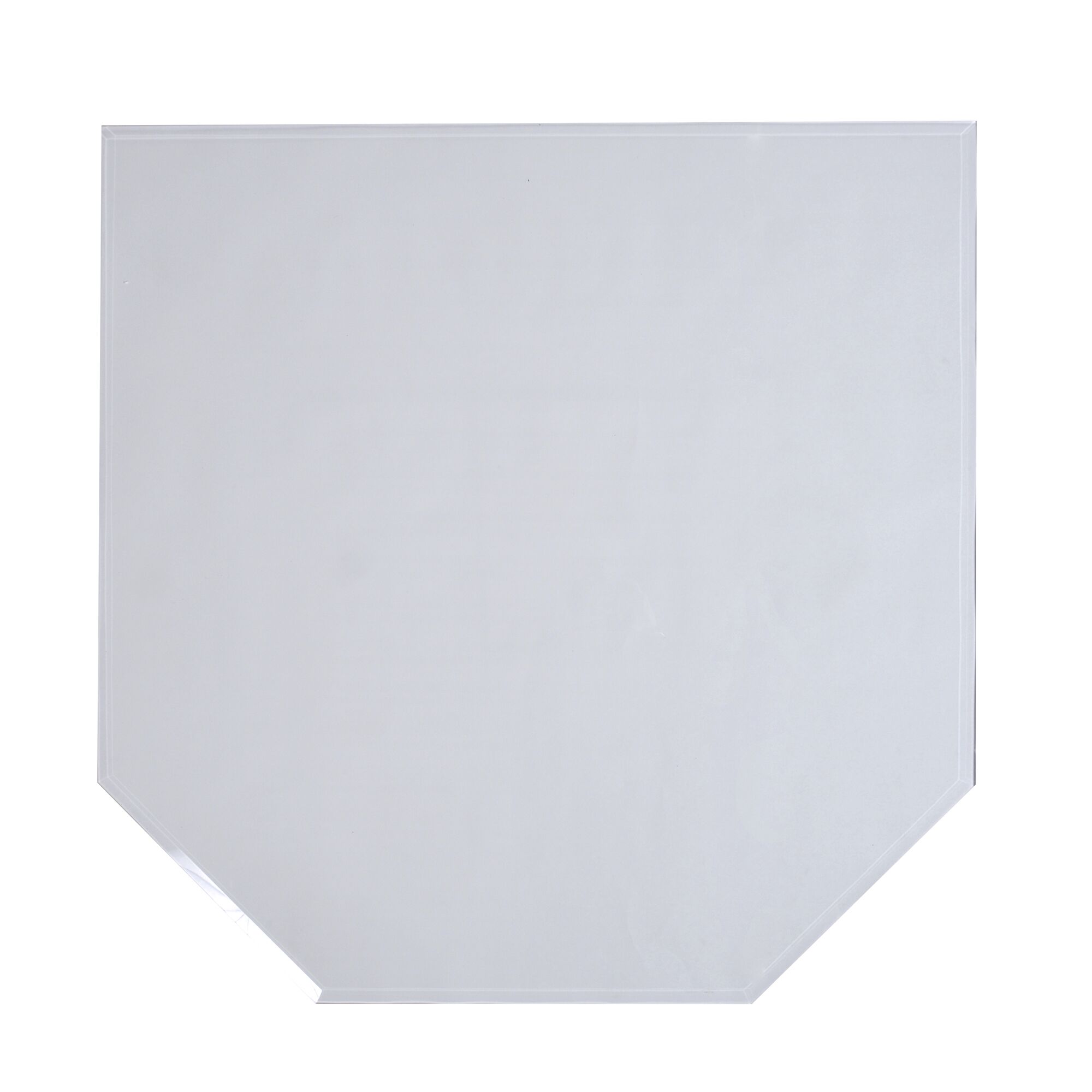 Sechseckiger Glasboden