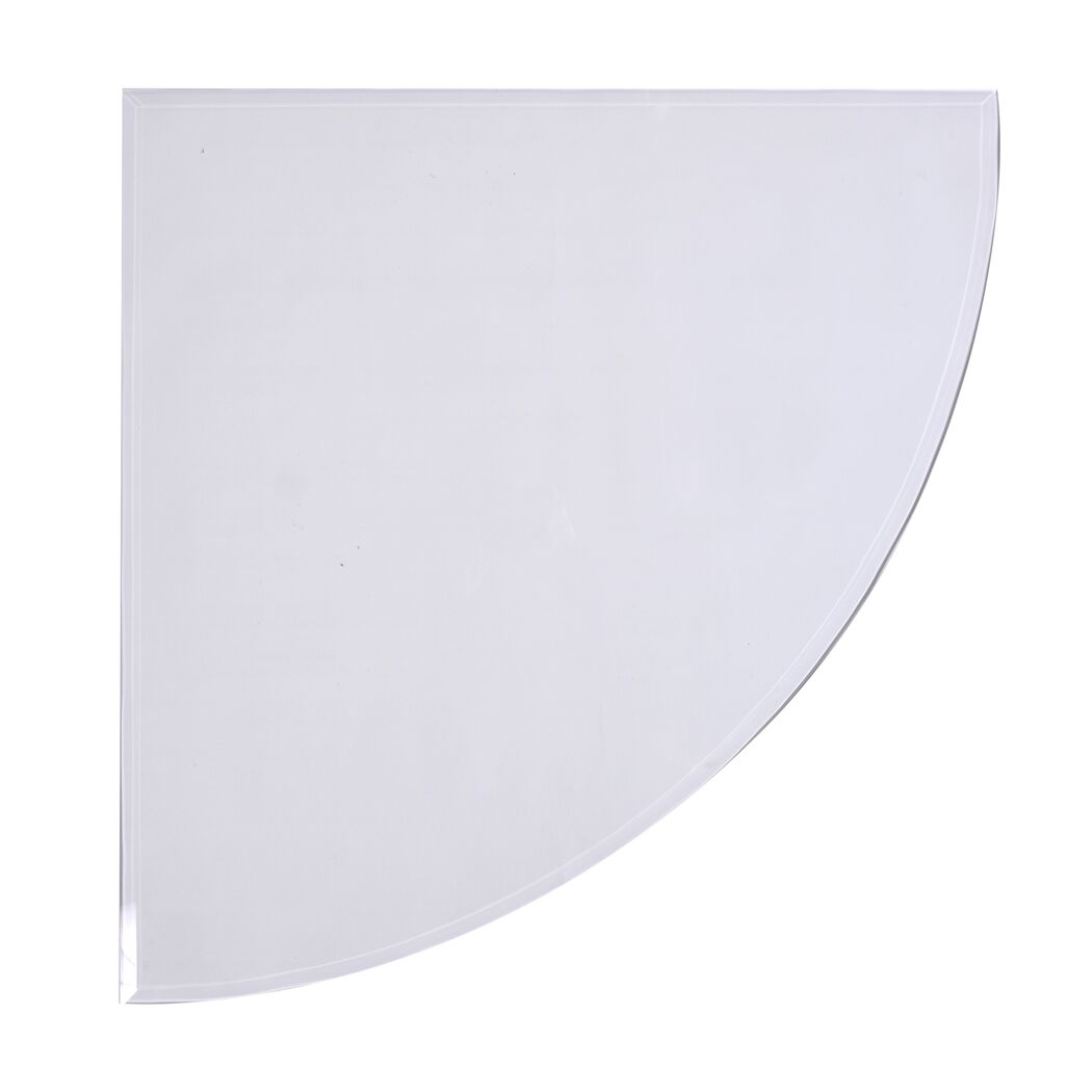 Glasbodenplatte Kreisausschnitt 100 x 100 cm, ESG klar