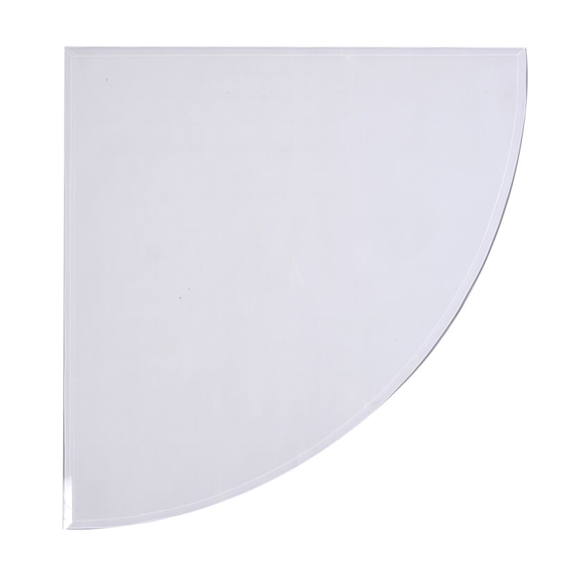 Glasbodenplatte Kreisausschnitt 100 x 100 cm, ESG klar