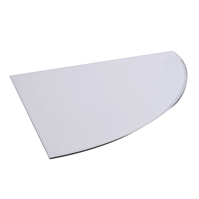 Glasbodenplatte Kreisausschnitt 100 x 100 cm, ESG klar