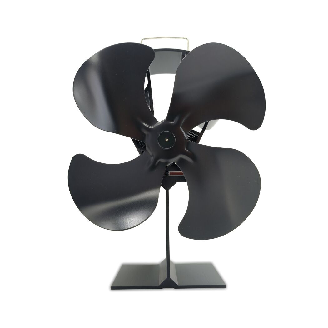 Ofen-Ventilator schwarz Ø 17,5 cm