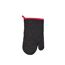 Schwarzer Thermohandschuh mit roter Kante