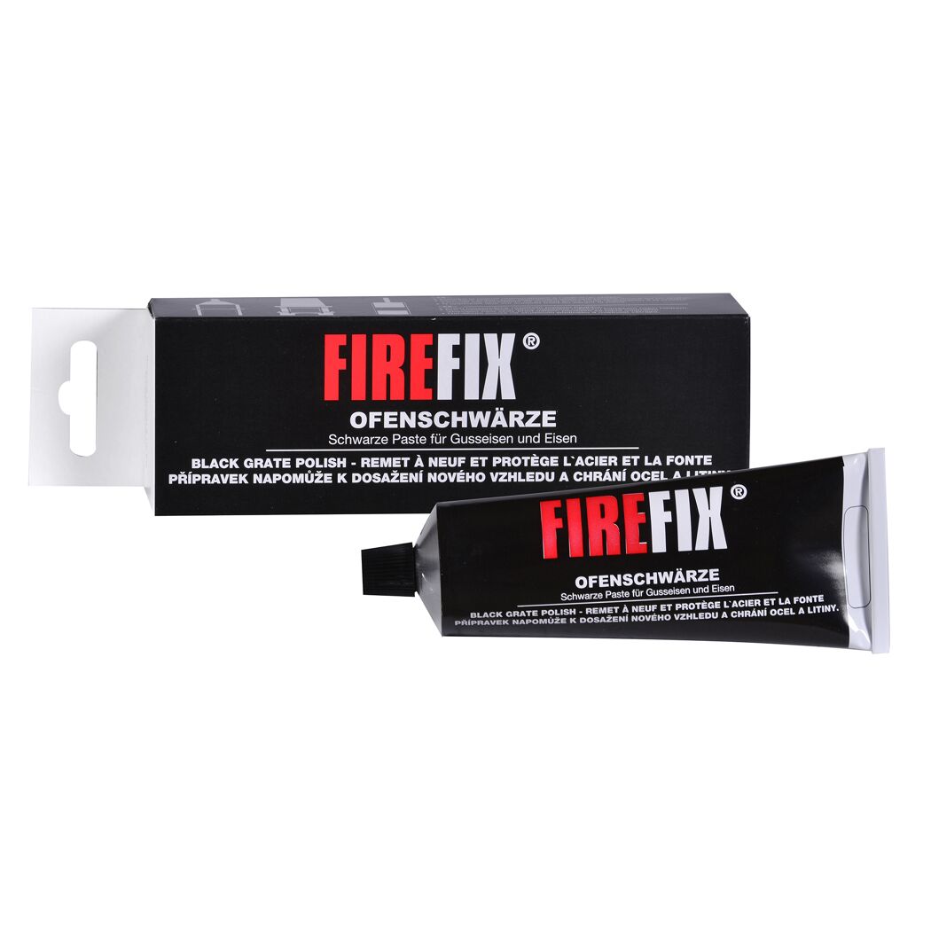 FIREFIX Ofenschwärze, schwarze Paste für Gusseisen und Eisen