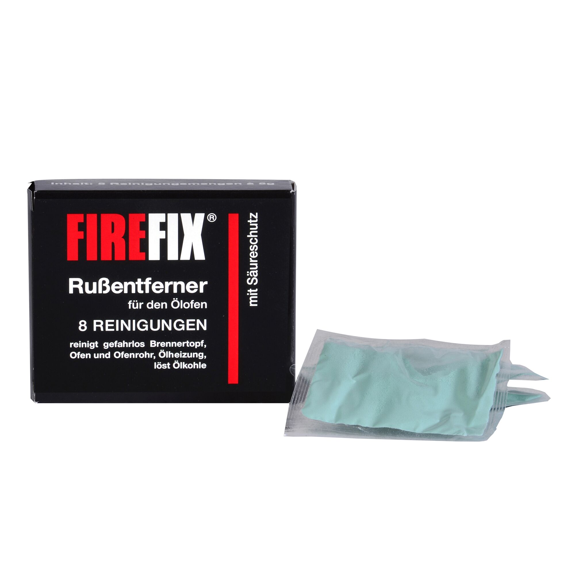FIREFIX Rußentferner für Ölöfen, 8 Reinigungen