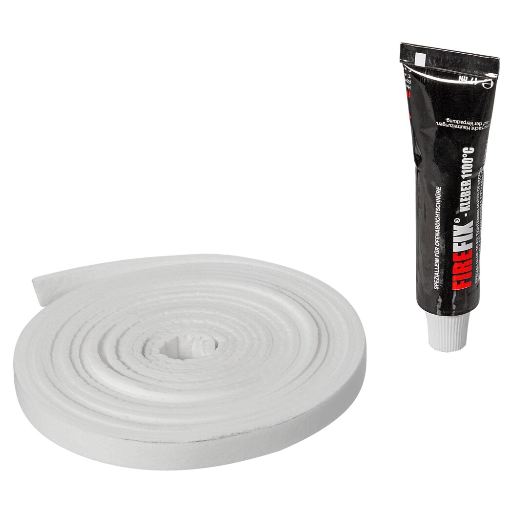 Ofenabdichtungsschnur und FIREFIX-Kleber