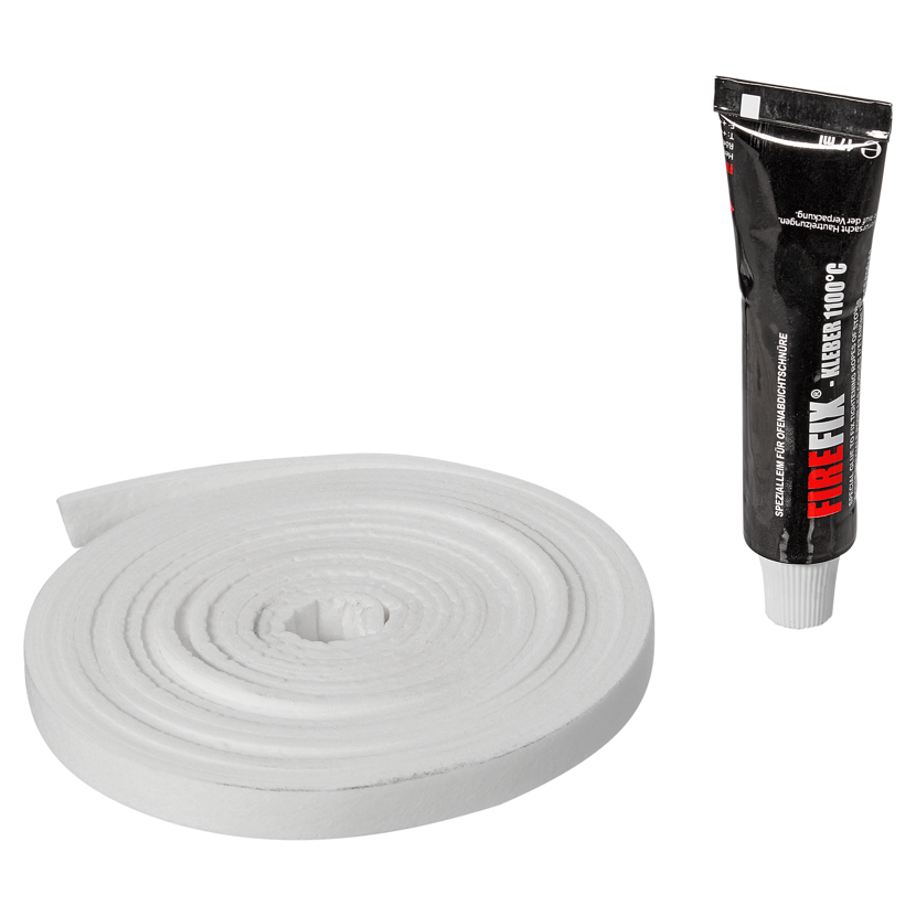 Ofenabdichtungsschnur und FIREFIX-Kleber