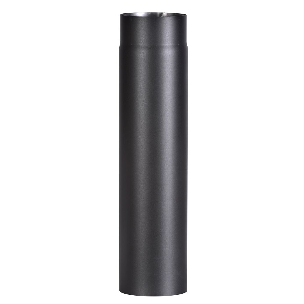 Schwarzes Rauchrohr, 1000 mm lang