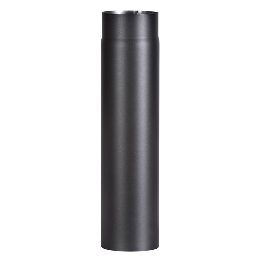 Schwarzes Rauchrohr, 1000 mm lang