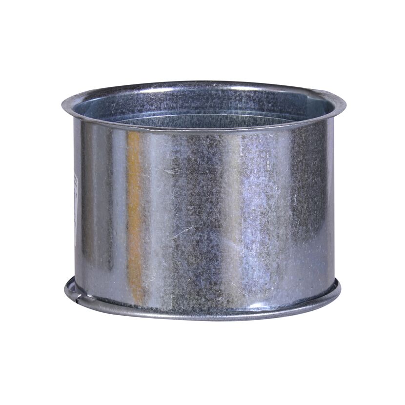 Metallisches Wandfutter, doppelt, silber