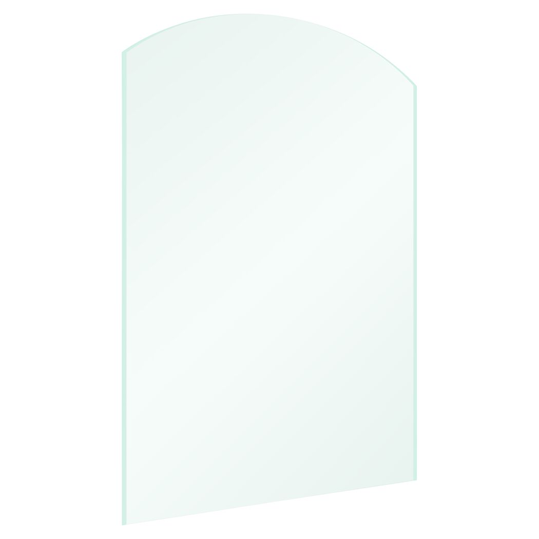 Glas-Bodenplatte halbrund