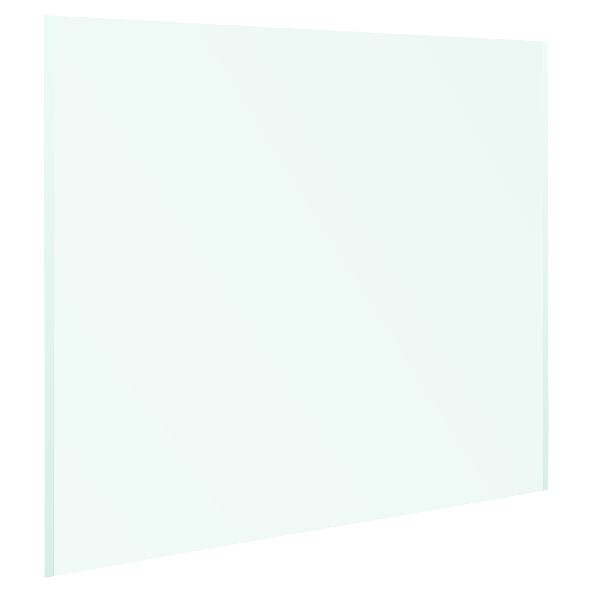 Funkenschutzplatte quadratisch 100 x 100 x 0,8 cm ESG transparent + product picture