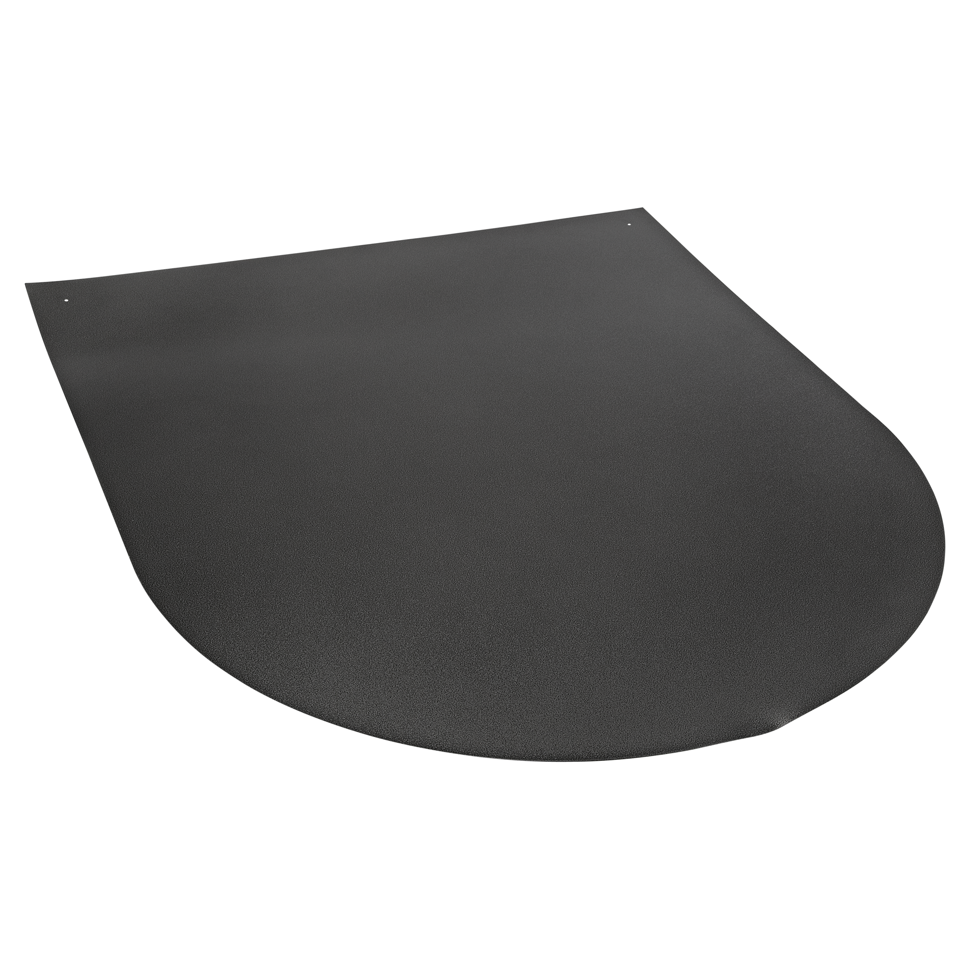 Funkenschutzplatte D-Form 100 x 120 x 0,15 cm Stahlblech silbern + product picture