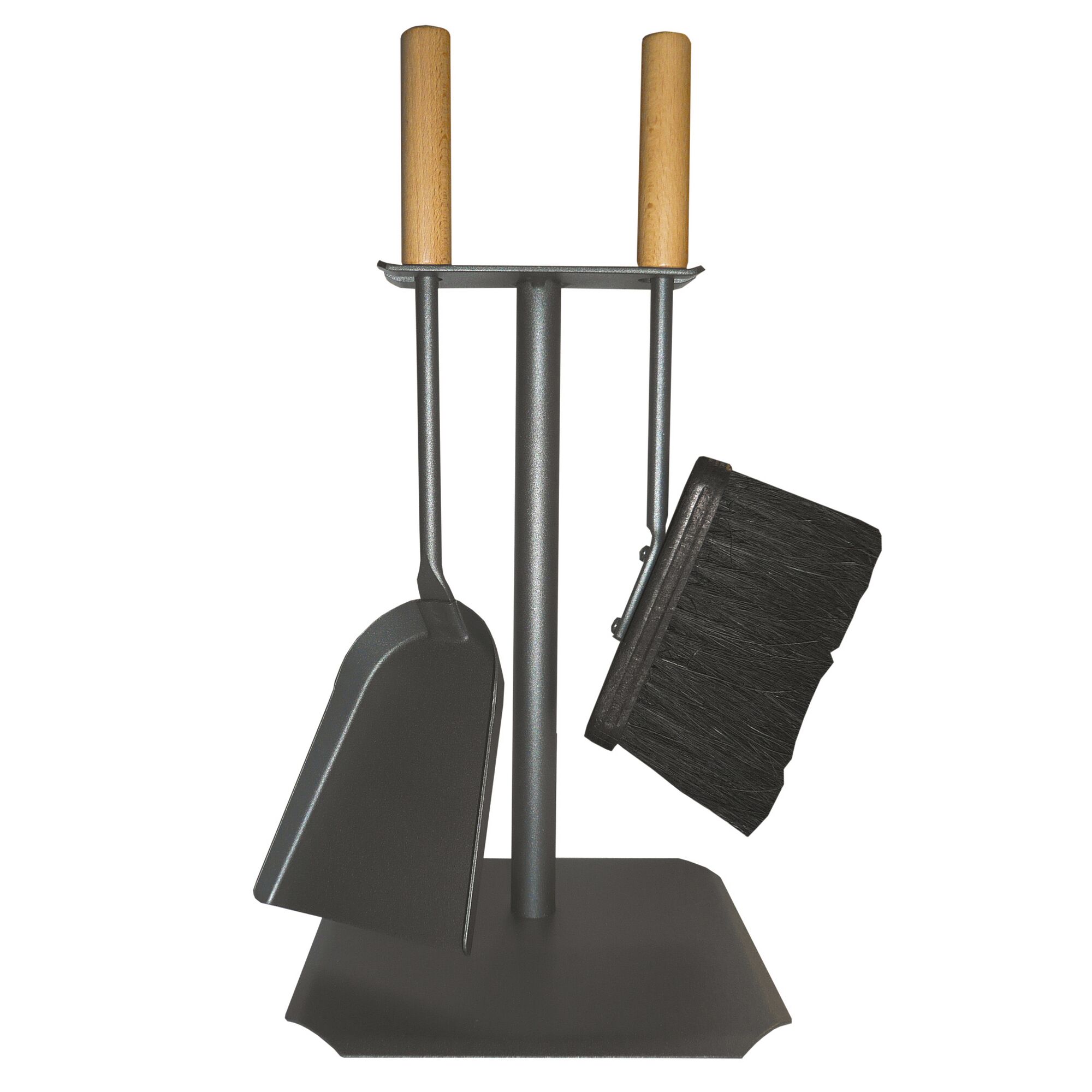 Kaminbesteck mit Schaufel und Besen