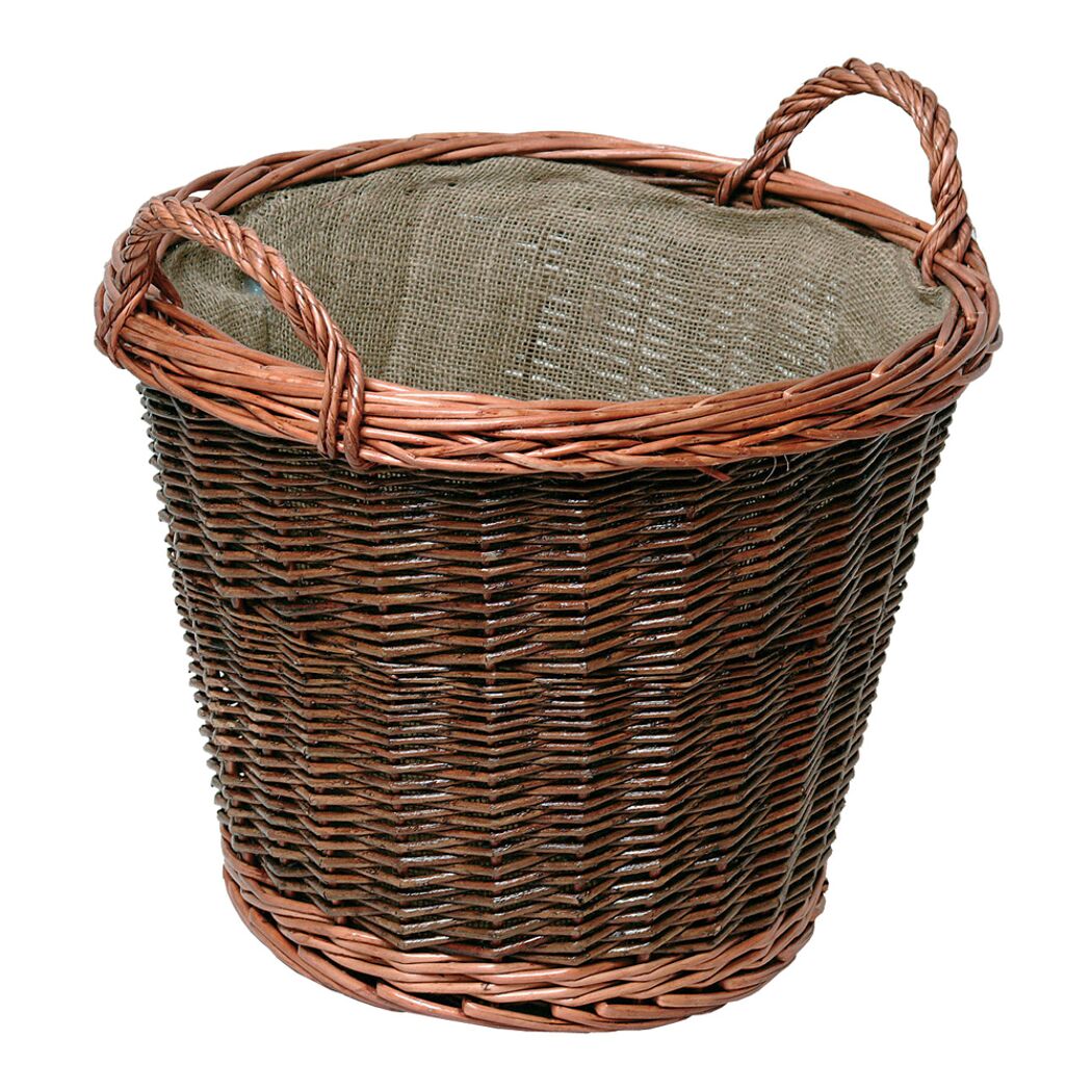 Weidenkorb mit Juteeinlage