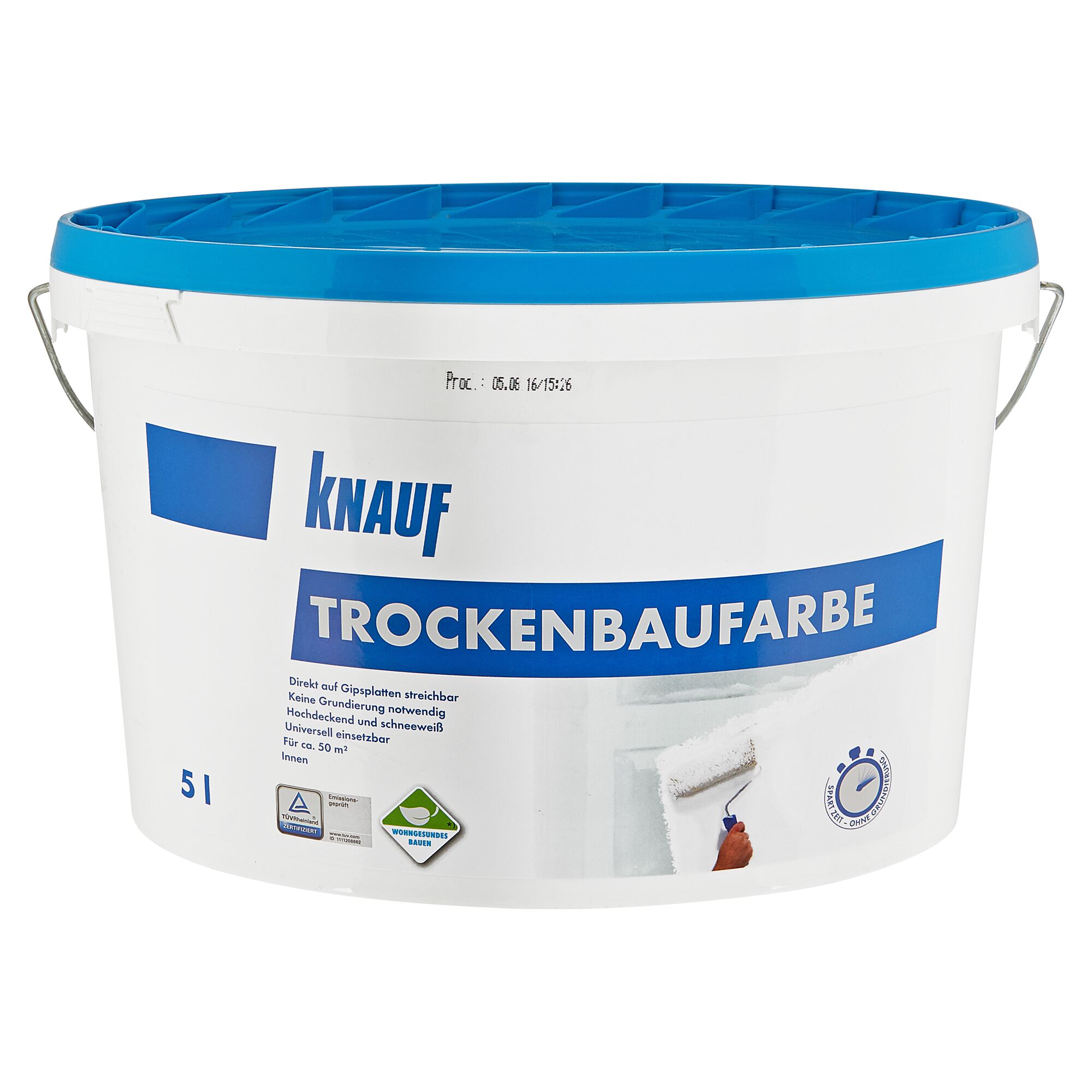 Eimer Trockenbaufarbe, Knauf, 5l