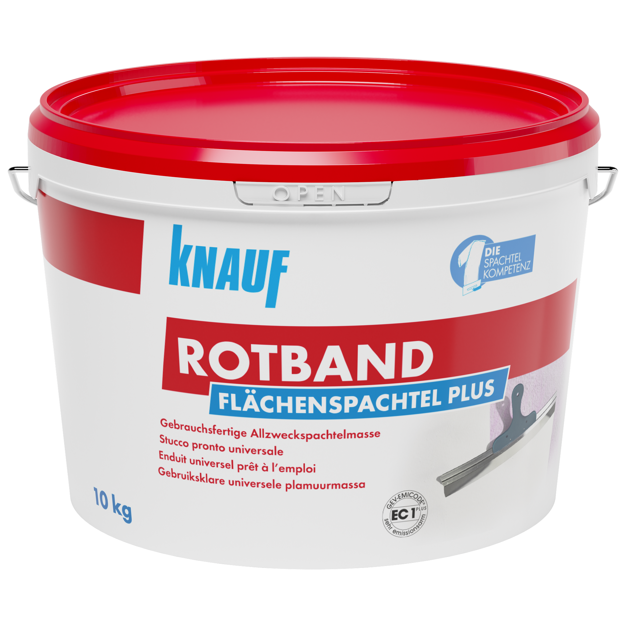 Flächenspachtel 'Rotband Plus' 10 kg + product picture