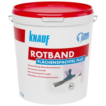 Eimer Rotband Flächenspachtel Plus von Knauf