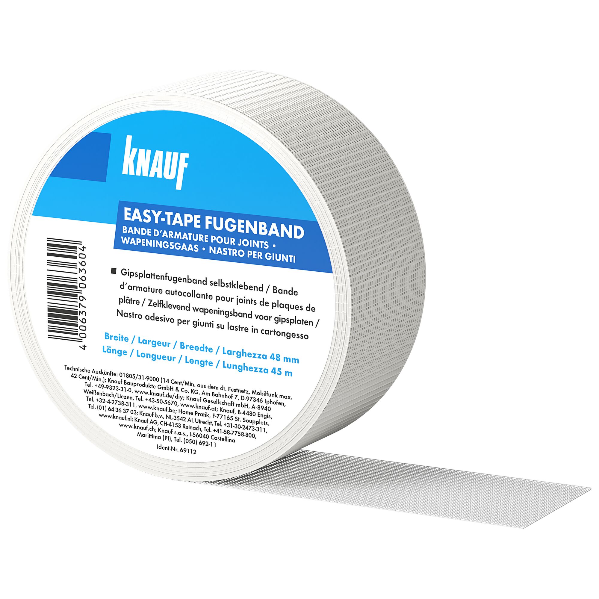 Knauf Easy-Tape Fugenband, 45 m Rolle
