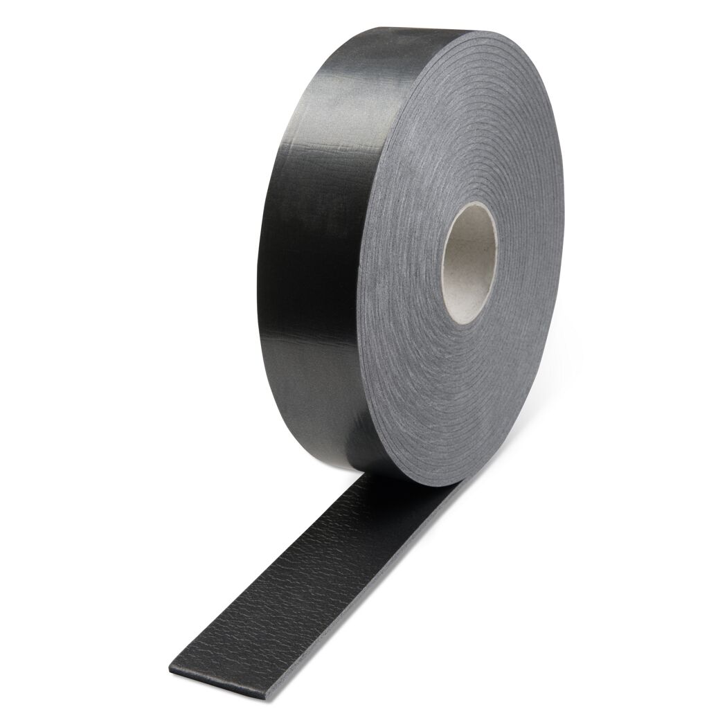 Schwarzes Dichtungsband auf Rolle