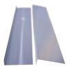 Zwei Winkelprofile aus Aluminium.