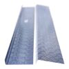 Zwei Metallprofile, eins glatt, eins geriffelt.