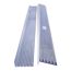 Zwei silberne Lochprofile HG12
