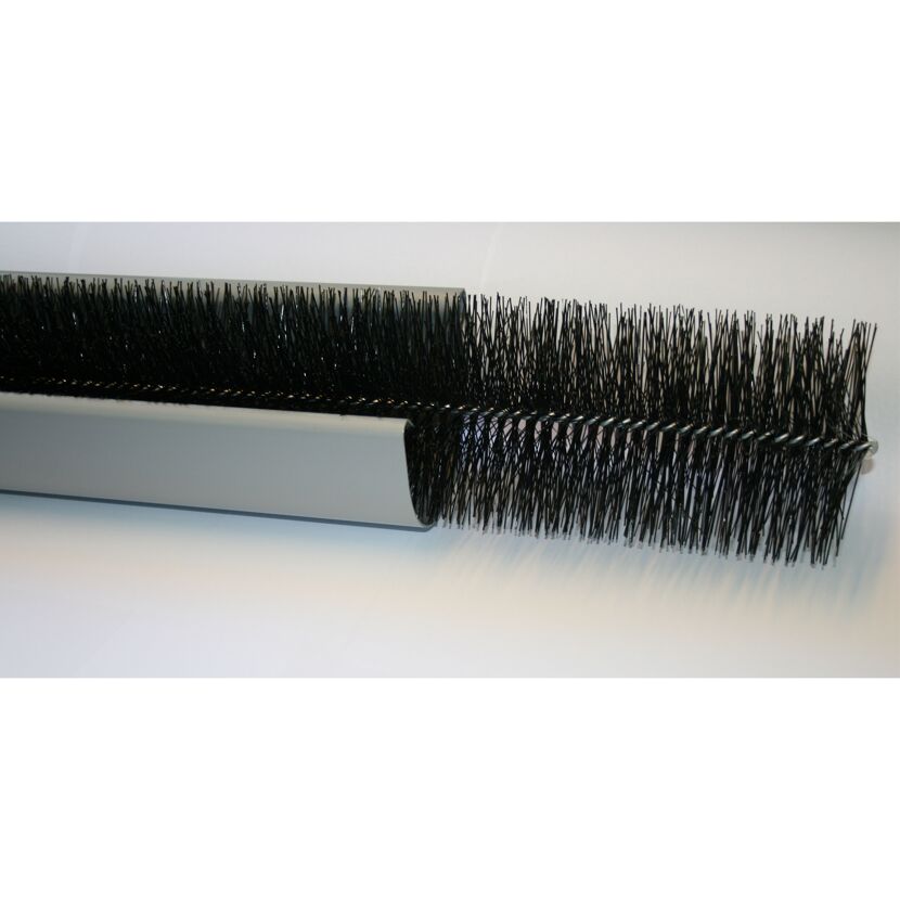 Rinnenraupe 120 mm, 1,2 m, schwarz