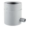 Grauer Regensammler mit Filter DN105
