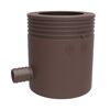 Brauner Regensammler mit Filter DN105