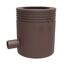 Brauner Regensammler mit Filter DN105