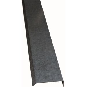 Kappleiste silbern verzinkt 200 x 7,4 x 0,05 cm
