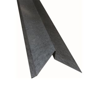 Ortblech ohne Wasserfalz silbern verzinkt 200 x 26,3 x 0,05 cm