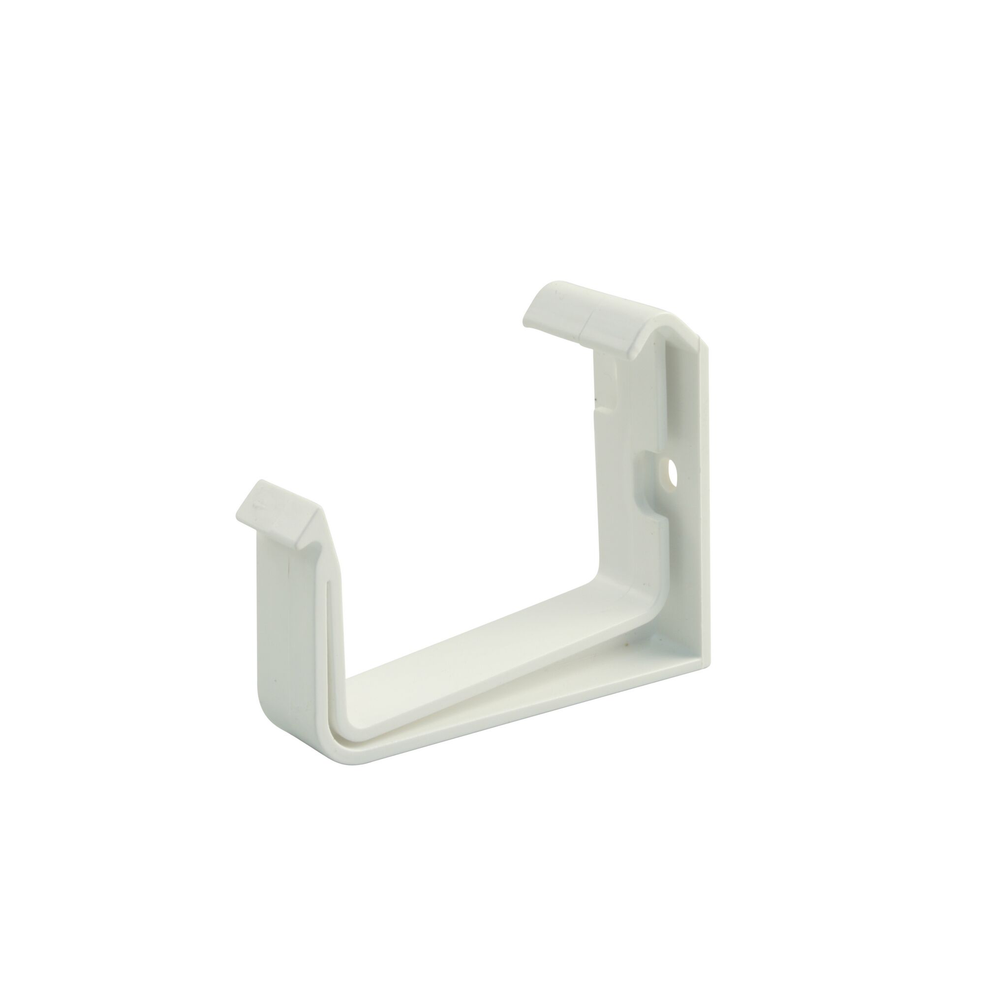 Weißer Kastenrinnenhalter RG70