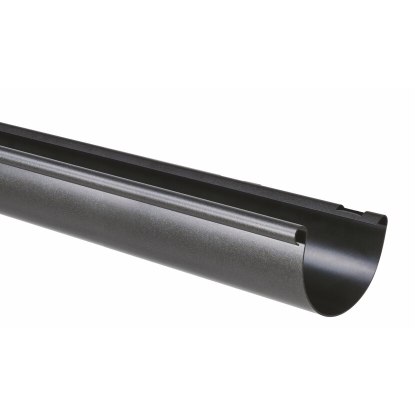 Anthrazitfarbene Dachrinne RG 125