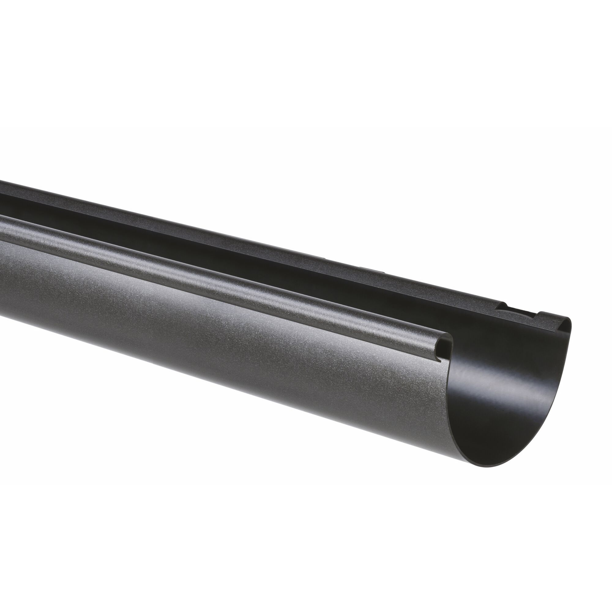 Anthrazitfarbene Dachrinne RG 125