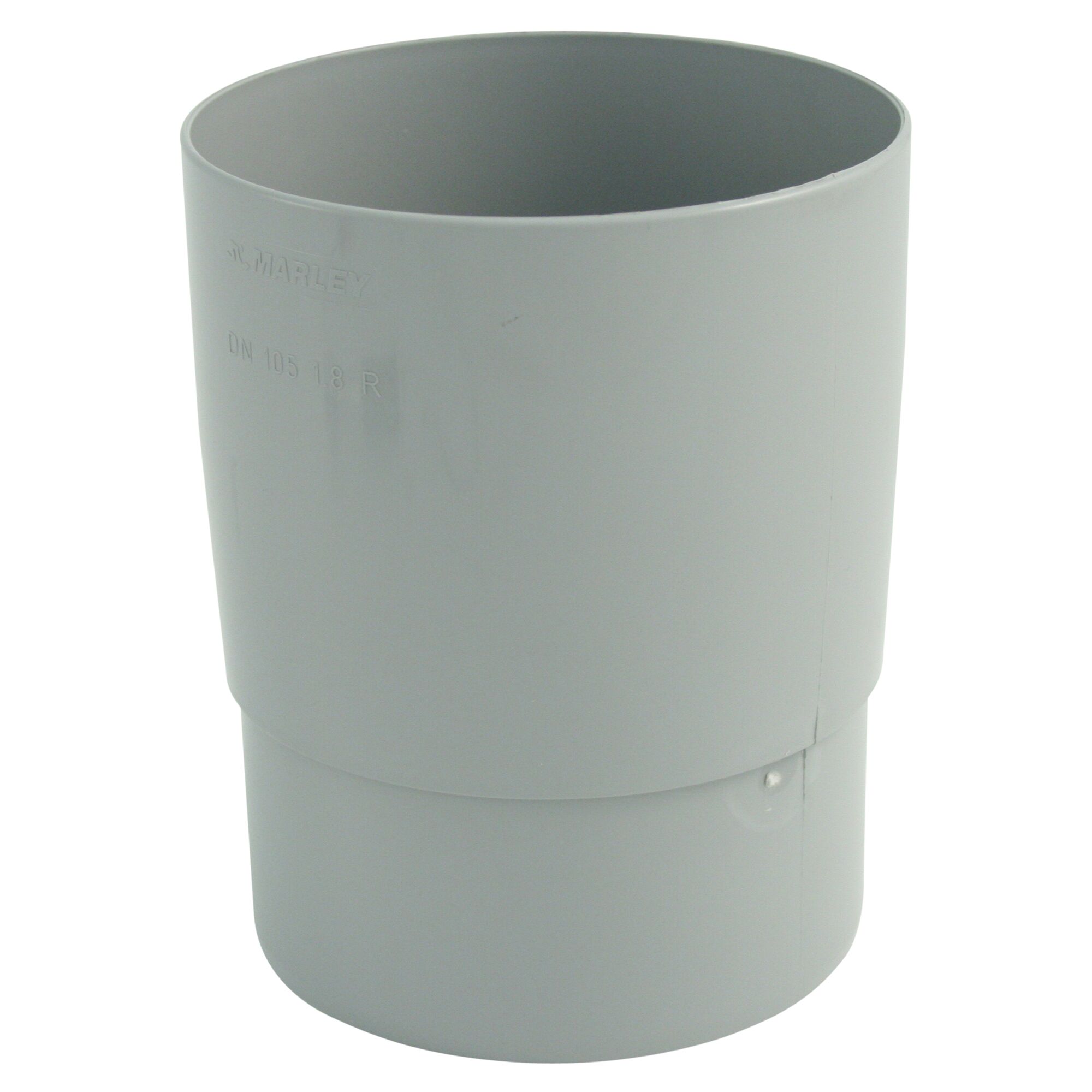 Graue Rohrmuffe DN 105