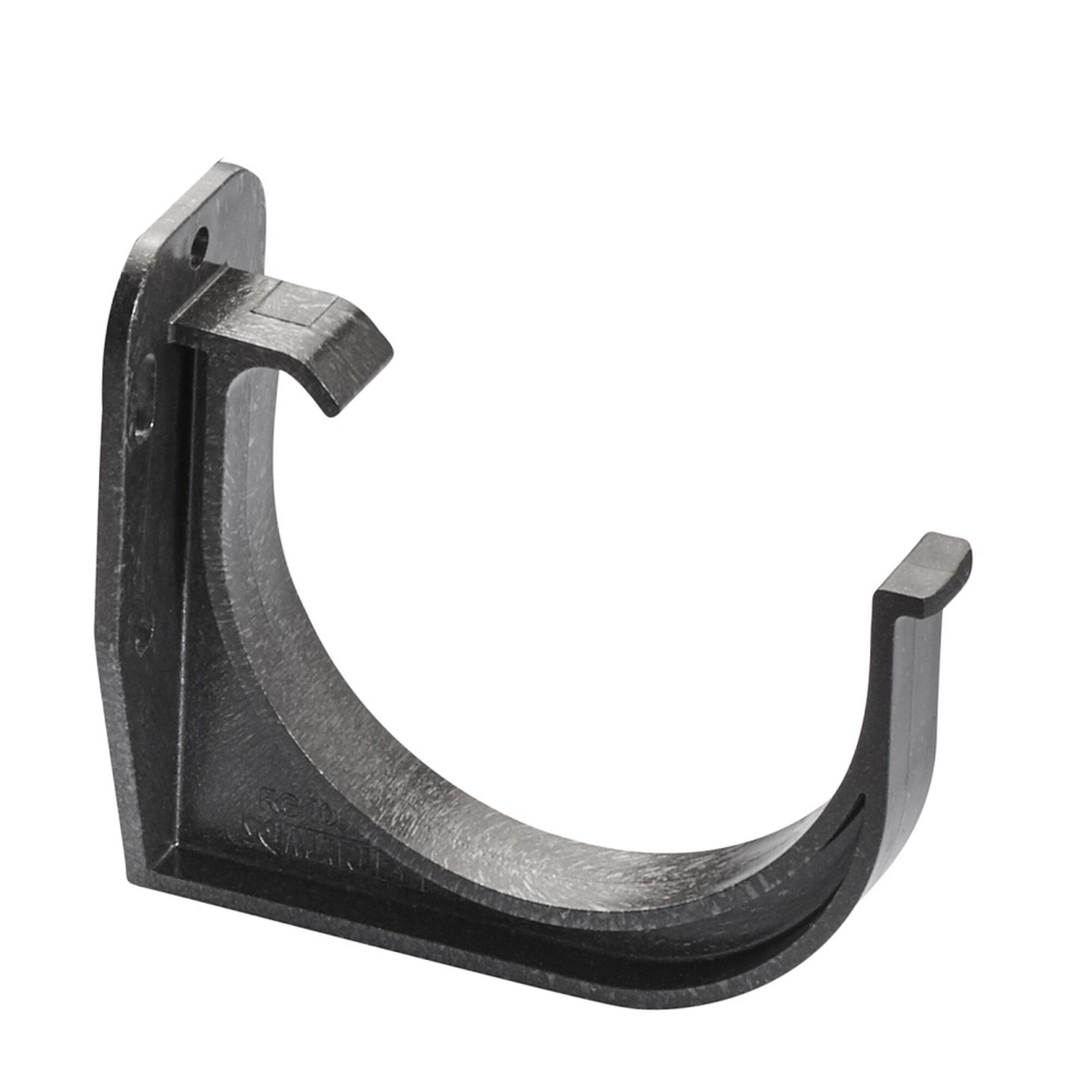 Anthrazitfarbener Rinnenhalter RG 125