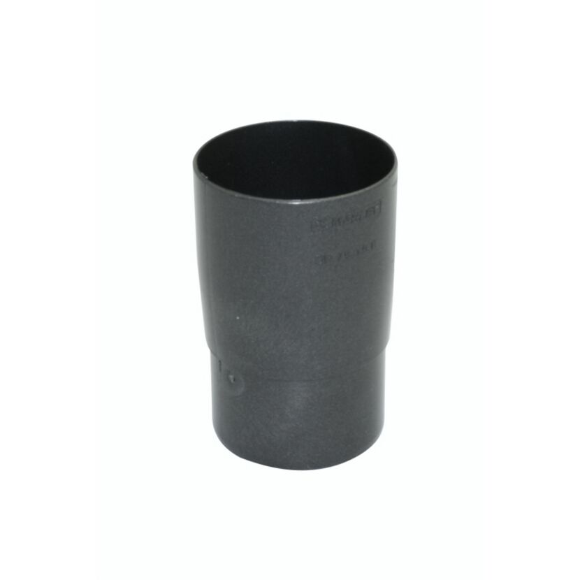 Graue Rohrmuffe DN75
