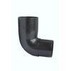 Anthrazitfarbener Bogen DN 75, 87°