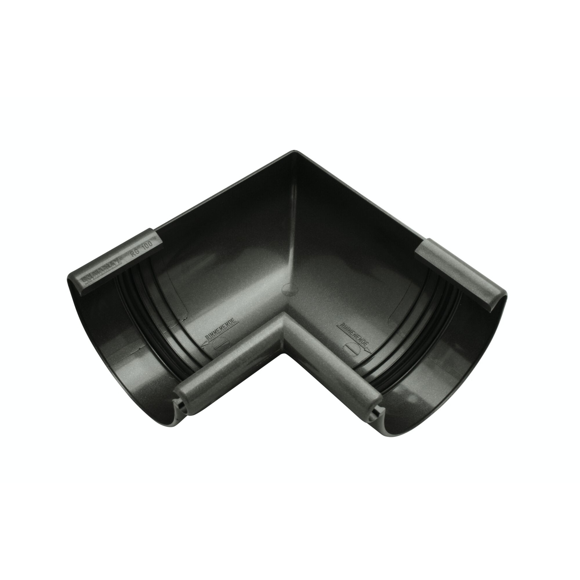 Regenrinnen-Innenecke 90° in Anthrazit