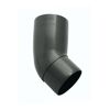Marley Bogen DN 75x45 1,5R, 45°, anthrazit metallic